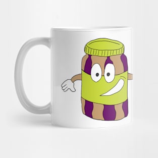 Peanut Butter And Jelly Cartoon Jar Mug